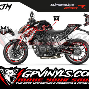 Kit adhesivos gráficos superduke 1290