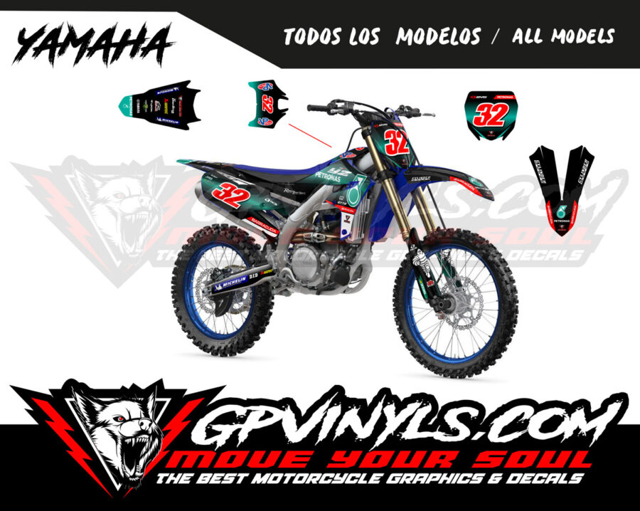 Universal Sticker Kit – Swinging Arm Mud Guard Decals For Yamaha YZ YZF PW JT MX